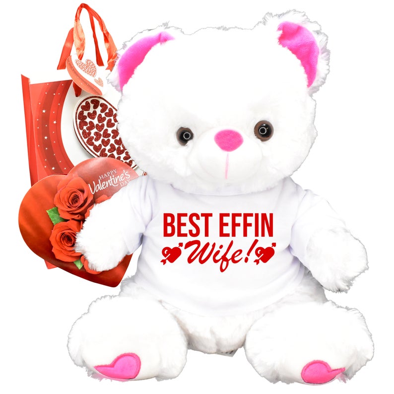 Premium Photo  Cute teddy bear valentines day cute gift for your wife  girlfriend generative ai