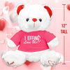 I Effing Love Us Galentines Gifts Valentines Day Teddy Bear Her Women Best Friend Girlfriend