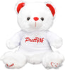 Pretty AF Funny Teddy Bear Plush Girlfriend Boyfriend Husband Best Friend Galentines