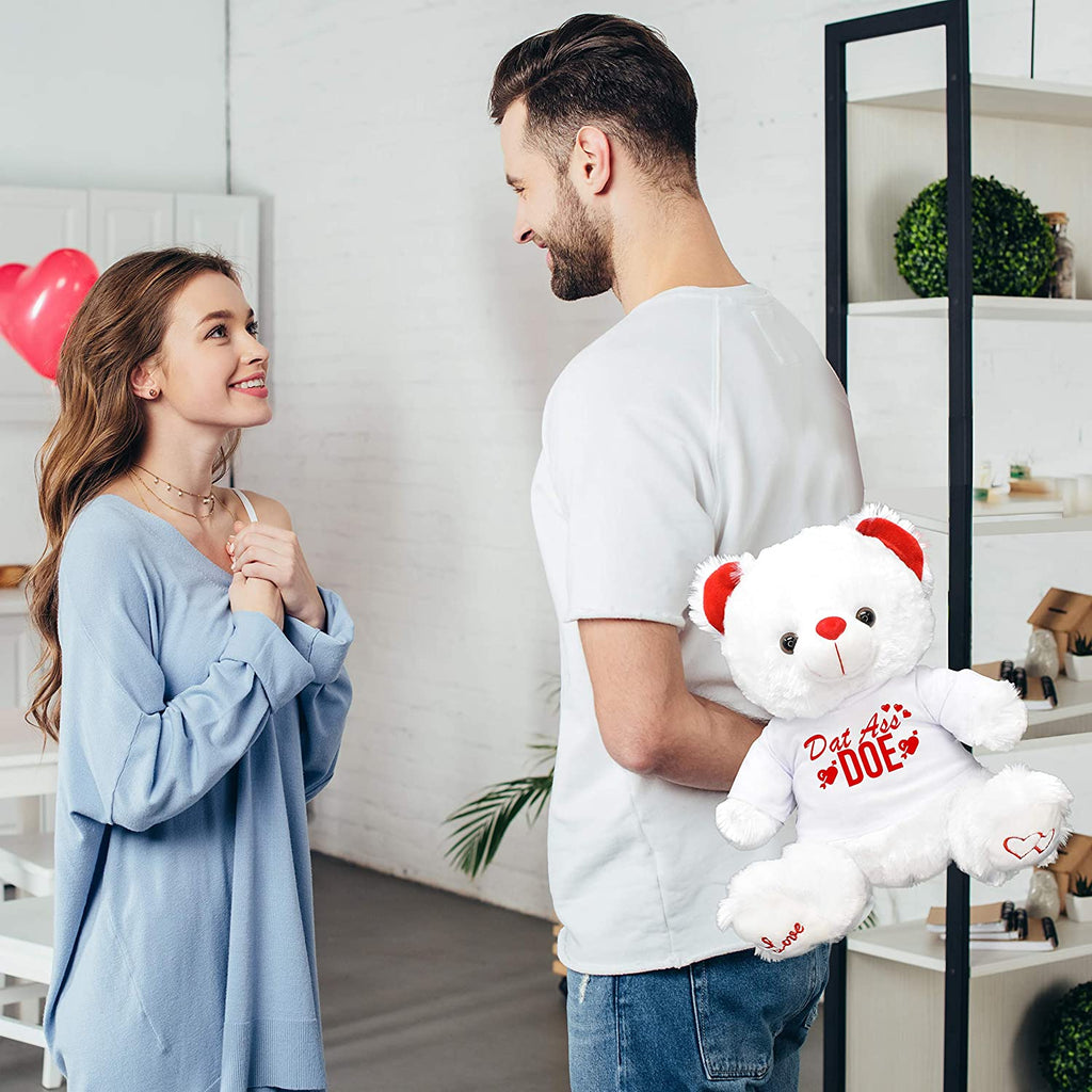 Dat Ass Doe Funny Valentines Day Gift Teddy Bear Chocolates Gift Bag Plush Girlfriend Boyfriend Galentines Husband Wife